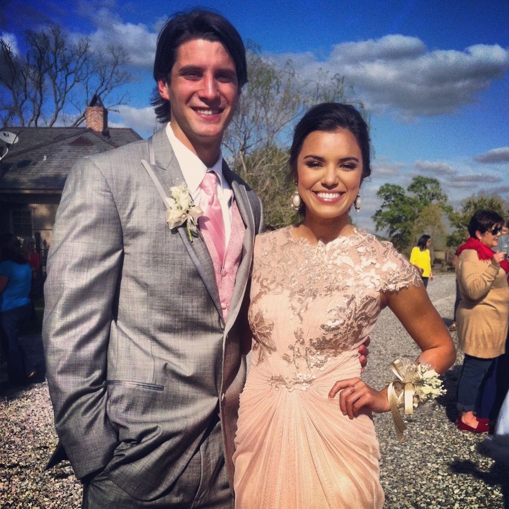 Pink prom dress